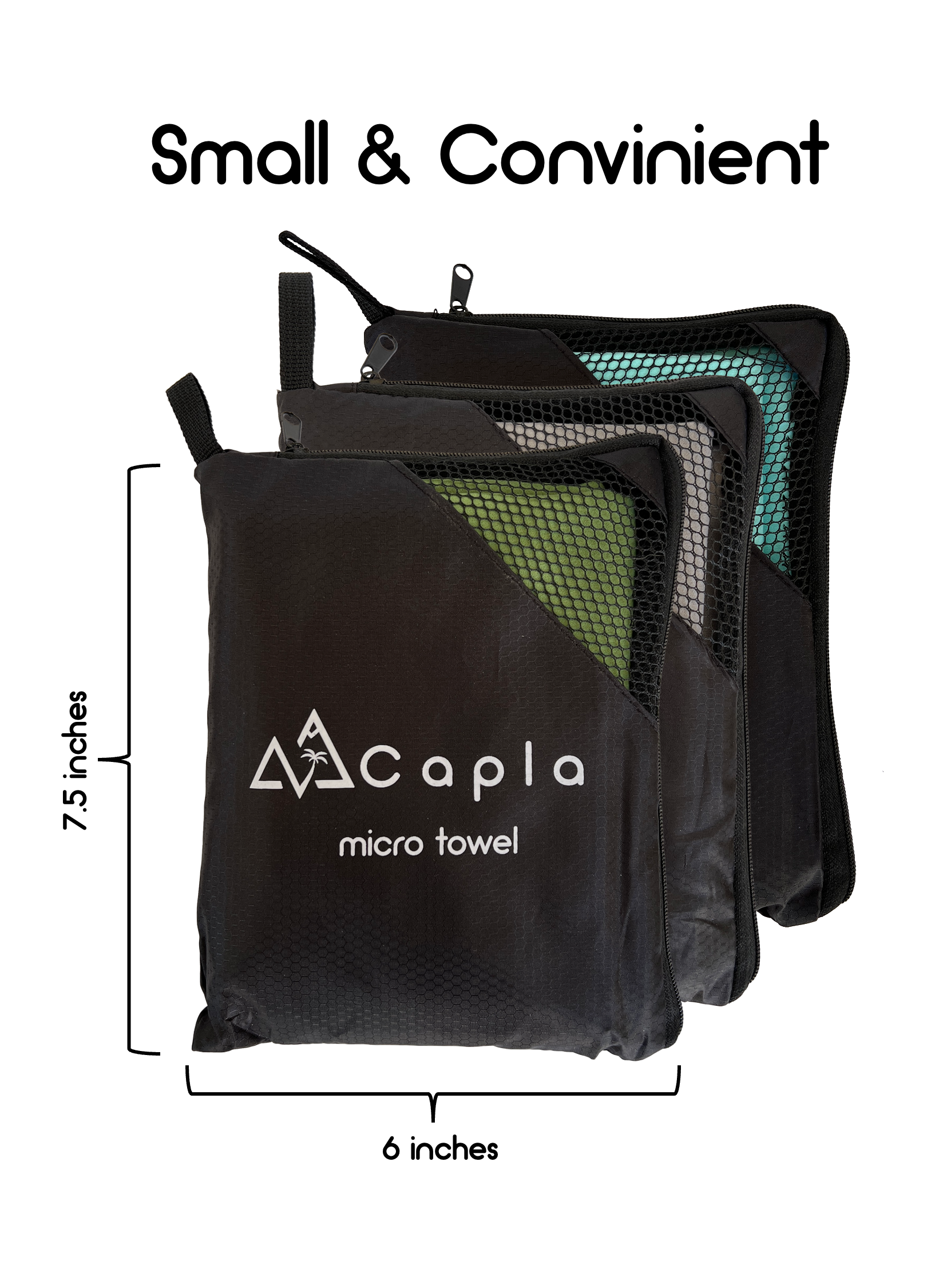 Micro Towel - Dark Green